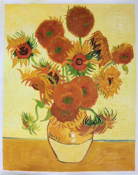 Sunflowers Vincent Van Gogh Hand Painted Oil Painting Etsy