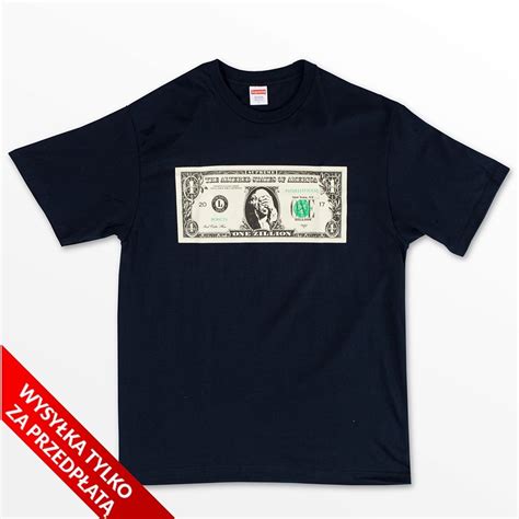 Free shipping & returns available. Supreme t-shirt Dollar Tee navy | T-Shirts \ T-Shirts *Men ...