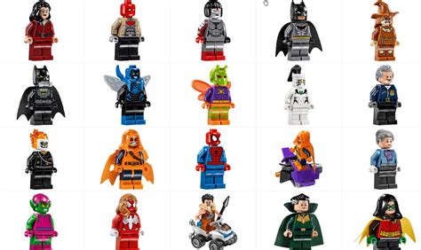busy day today new dc and marvel super hero minifigures posted to lego today as well
