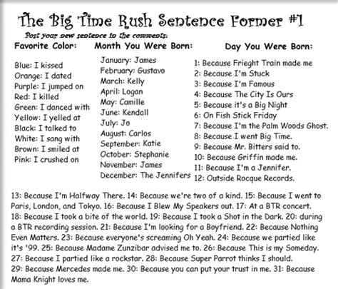 Please contact us if you want to publish a sentence wallpaper on our site. Big Time Rush images Big Time Rush Sentence Former ...