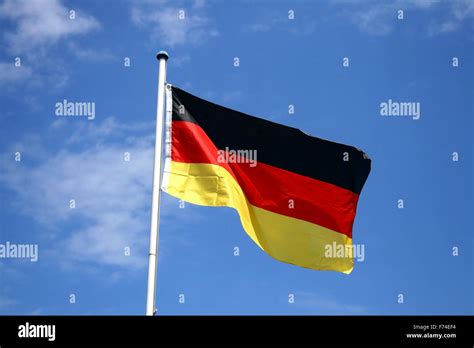 German Flag Pole Hi Res Stock Photography And Images Alamy