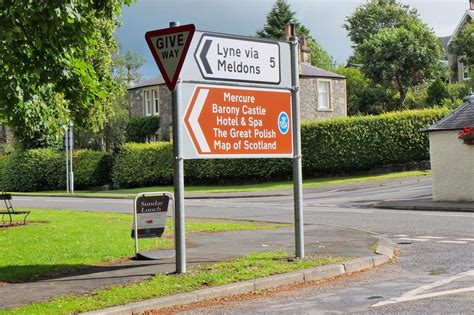 Road Signs Eddleston © Jim Barton Cc By Sa20 Geograph Britain And