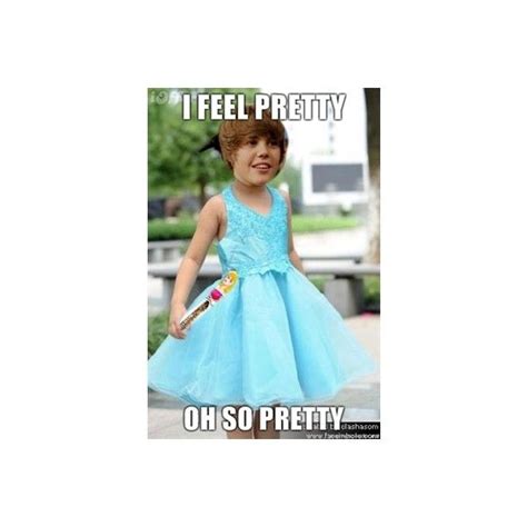 Justin Beiber I Feel Pretty Oh So Pretty Meme Generator Liked On