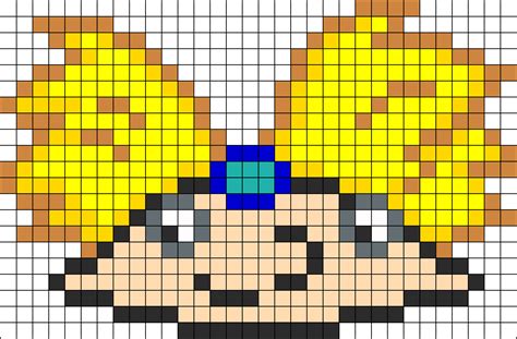 Arnold From Hey Arnold Perler Bead Pattern Bead Sprite Pony Bead