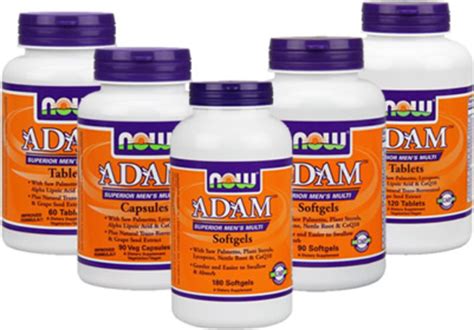 Want to improve your health? NOW Foods ADAM Superior Men's Multiple Vitamin ...