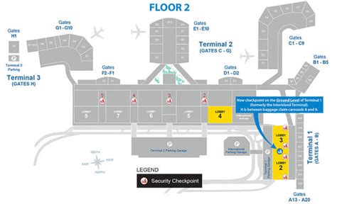 Detailed Map Of Honolulu Airport