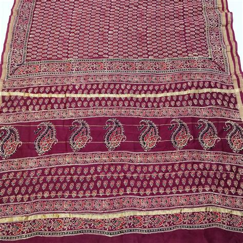 Sanganer Print On Chanderi Cotton Gitagged ® Luxury Handloom