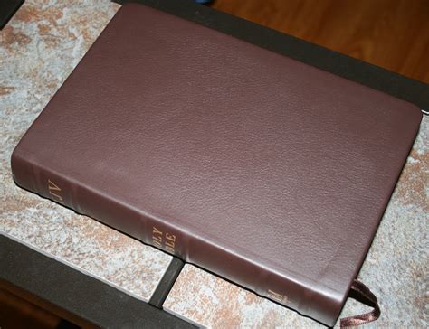 Holman Large Print Personal Size Reference Bible Kjv In Brown Cowhide
