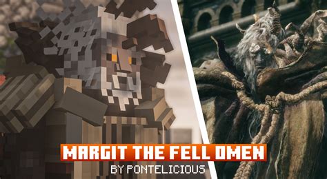 Margit The Fell Omen Elden Ring Minecraft Texture Pack