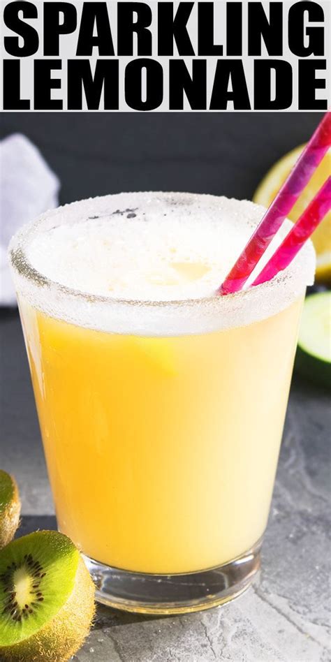 Sparkling Lemonade Recipe Quick Easy Fresh Homemade Non Alcoholic