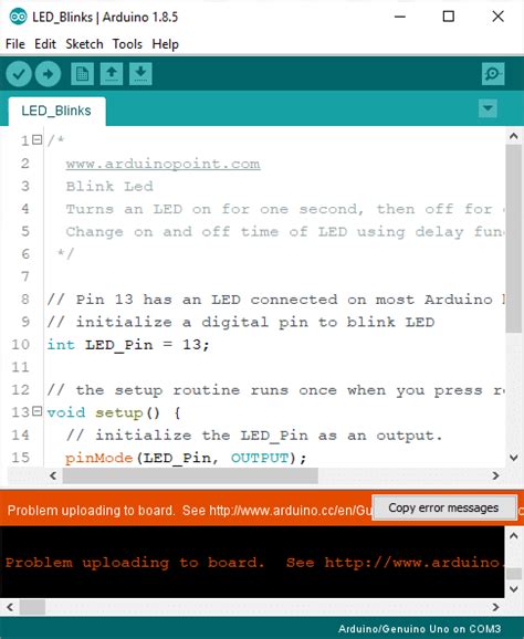 Fix Most Common Error Uploading To Arduino Or Any Other Board