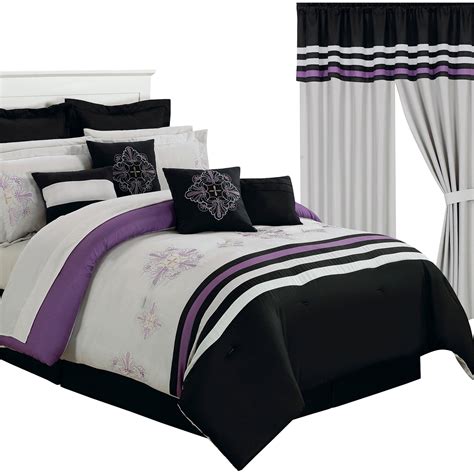 Opens in a new tab. Lavish Home Rachel 24 Piece Bed-In-A-Bag Set & Reviews ...