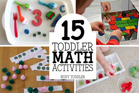 15 Toddler Math Activities Busy Toddler