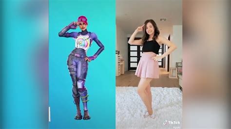 Pokimane Bailando El Nuevo Gesto Poki L Fortnite Youtube