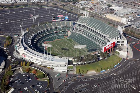 Alameda County Coliseum Oakland Photograph By Bill Cobb