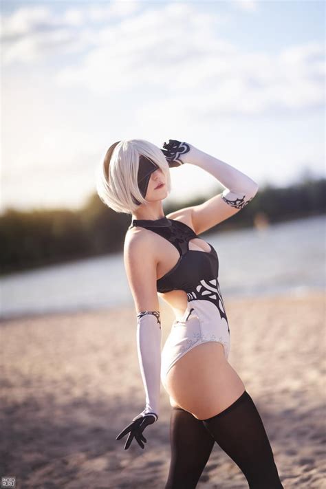 Swimsuit B NieR Automata Cosplay By Purin GAG