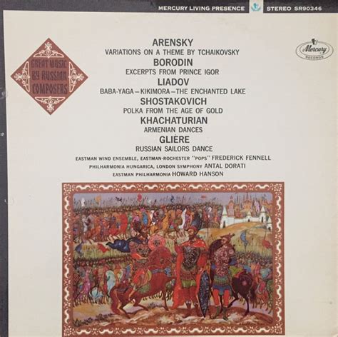 Great Music By Russian Composers By Anton Stepanovich Arensky