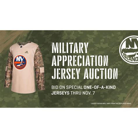 Casey Cizikas Military Appreciation Jersey Auction New York Islanders Nhl Auctions