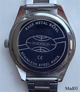 Pictures of Stainless Steel Back Base Metal Bezel Watch