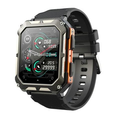 Indestructible Stainless Steel Military Style Rugged Smartwatch Fulfillman