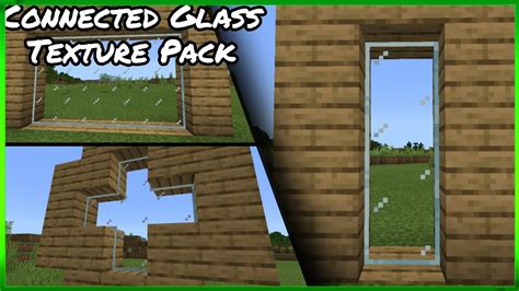 Connected Glass Texture Pack For Mcpe Read Pinned Comment