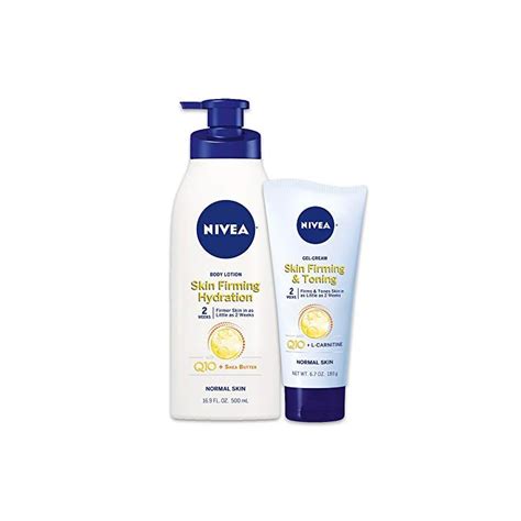 Nivea Skin Firming Variety Pack With 169 Fl Oz Body Lotion And 67 Oz
