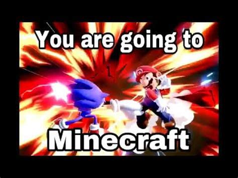 Sonic Sends Mario To Minecraft YouTube