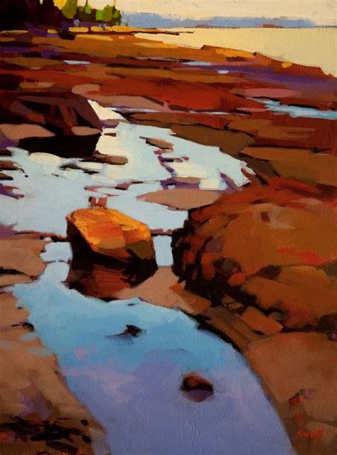 Tide Pools Gabriola Island By Mike Svob Abstract Art Landscape