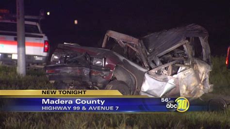 2 Injured In Multi Vehicle Crash On Highway 99 In Madera County Abc30