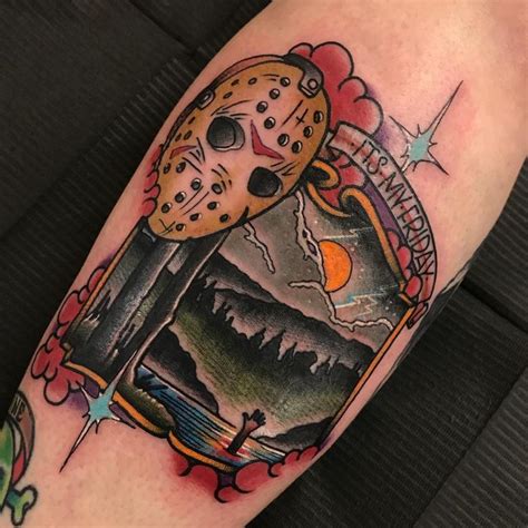 Friday The 13th Tattoo By Tylerharringtontattoos Friday The 13th