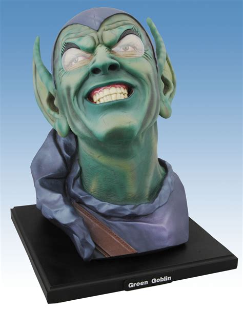 Jan062761 Alex Ross Green Goblin Head Bust Previews World