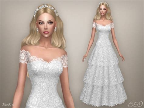 Wedding Dress Sims 4 Maxis Match Sundaycant Pull It Off In Real