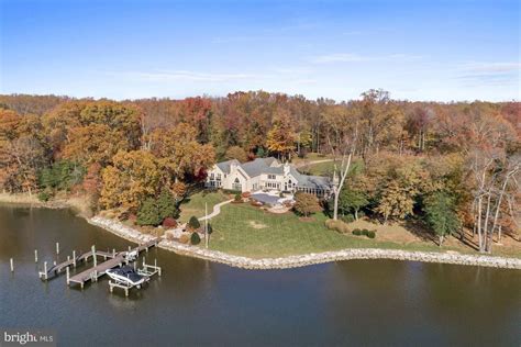 Private Waterfront Estate Maryland Luxury Homes Mansions For Sale