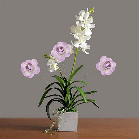 Ccinee 100pcs 35 Inch Assorted Colors Mini Paper Flowers Artificial