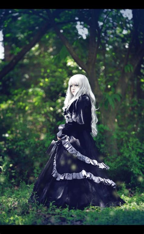 Hot Selling Black Butler Queen Victoria Cosplay Costume Black Lolita