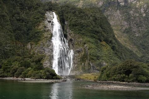 Lake Gunn South Island Of New Zealand Stock Image Image