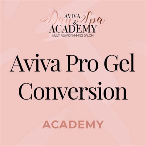 Aviva Pro Gel Conversion Course Aviva Day Spa And Academy