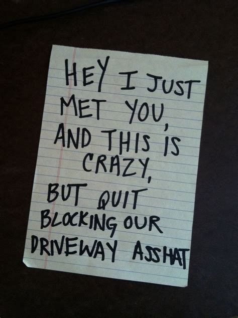 22 Hilarious Passive Aggressive Notes Left To Bad Parkers