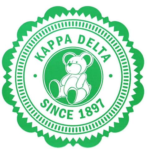 Kappa Delta 5 Sorority Seal Bumper Sticker Sale 395 Greek Gear®