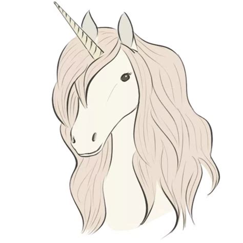How To Draw A Unicorn Head Easy Drawing Art