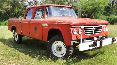 Tough Crew Cab 1963 Dodge Power Wagon Barn Finds