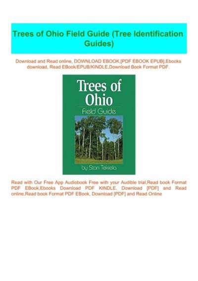 Read Trees Of Ohio Field Guide Tree Identification Guides Pdf Free