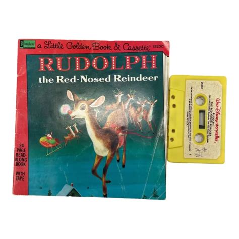 disneyland rudolph the red nosed reindeer book and cassette vintage 1970 s 12 79 picclick