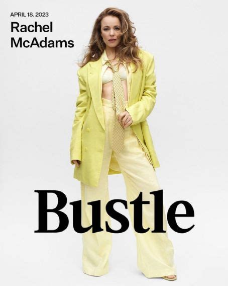 Rachel Mcadams Bustle Magazine 18 April 2023 Cover Photo United States