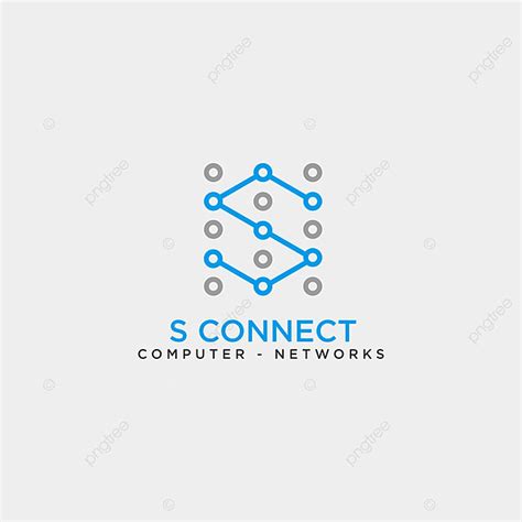 Letter Digital Technology Network Logo Template Vector Illustration