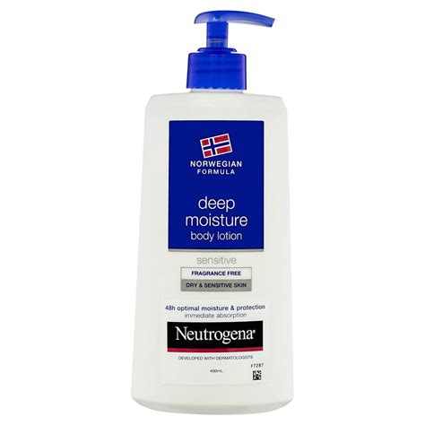Neutrogena Deep Moisture Sensitive Body Lotion Fragrance Free 135