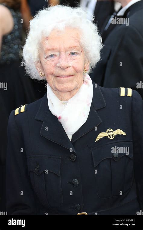 London Uk 9th July 2018 Mary Ellis 101 Year Old Ww2 Air Transport