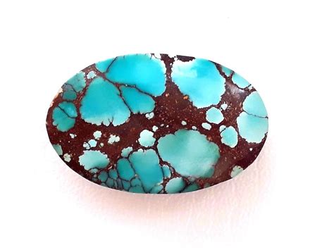 Rare Genuine Natural Untreated Persian Turquoise Cabochon Spider Web 53
