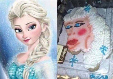 Disneys Frozen Elsa Personalized Cake Super Funny