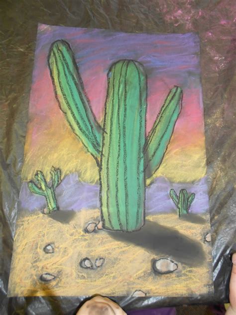 Art To Go Pastel Cactus